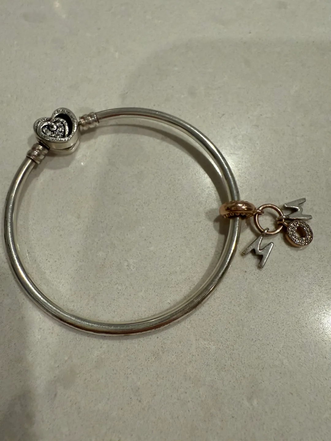 Pandora Bracelet with Mom Charms thumbnail