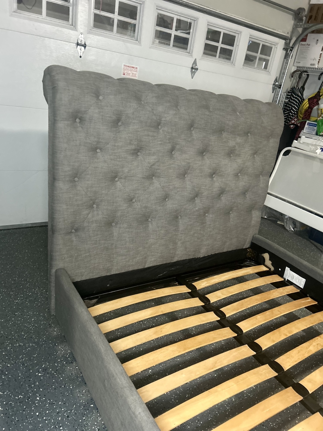 Queen Upholstered Bed Frame - photo 3
