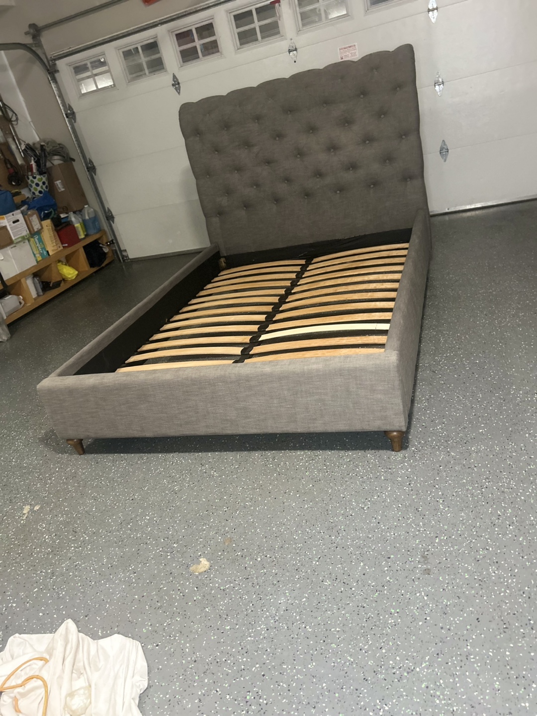 Queen Upholstered Bed Frame - photo 2