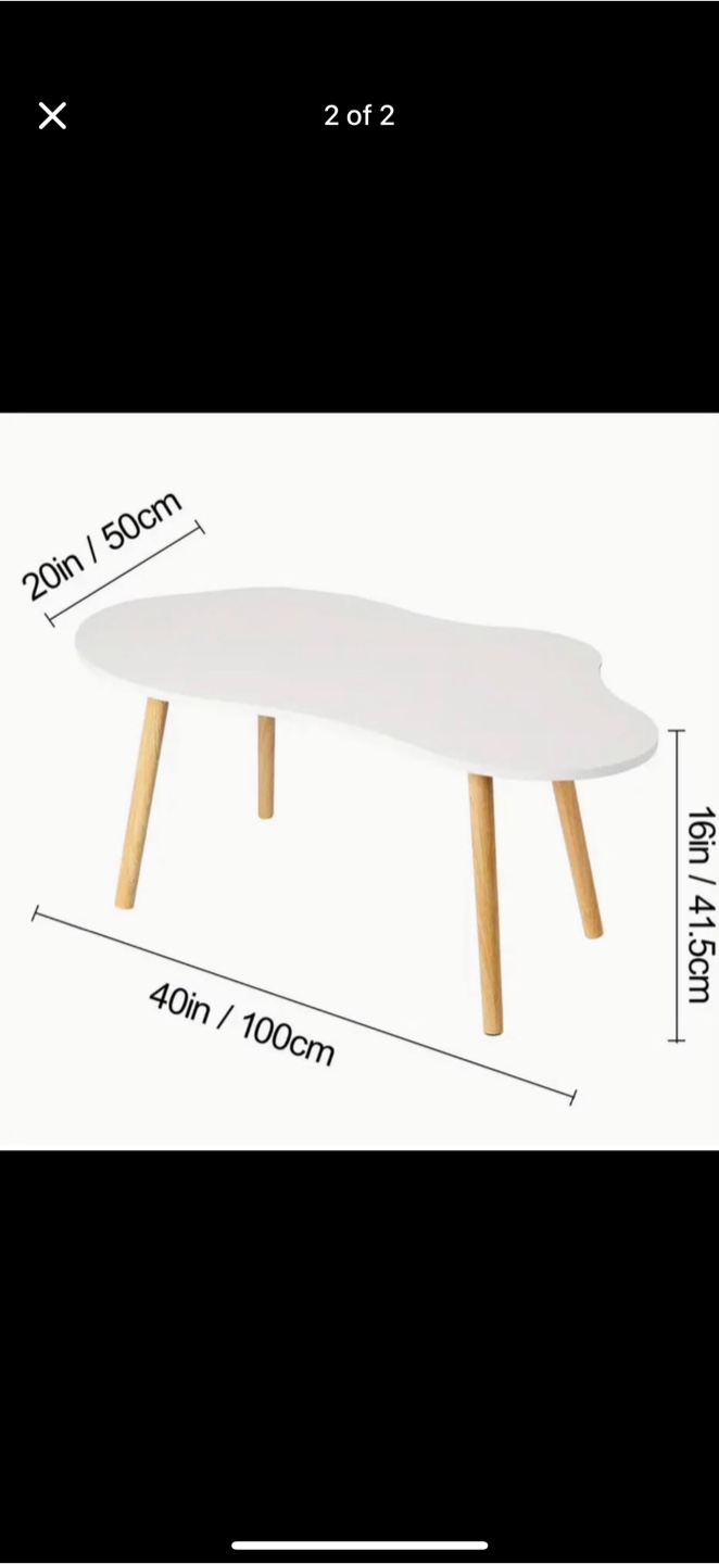 Modern White Cloud Coffee Table - photo 2