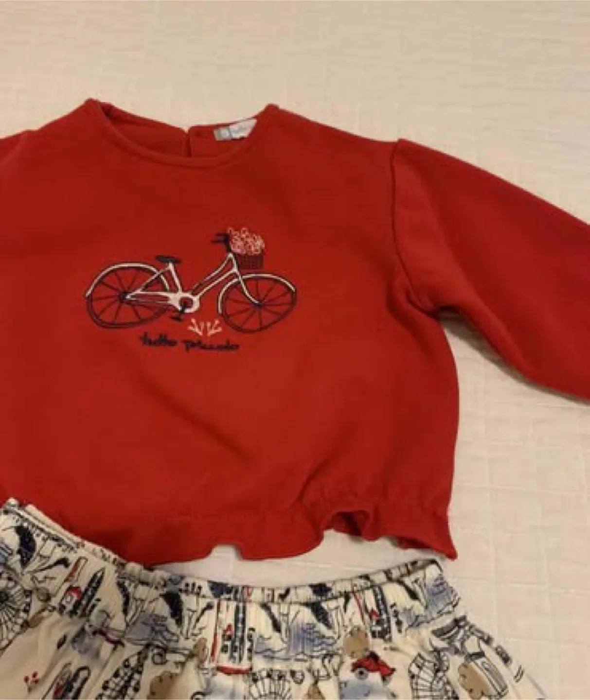 NWT- Tutto Piccolo Parisian Skirt size 12m image indicator(4)