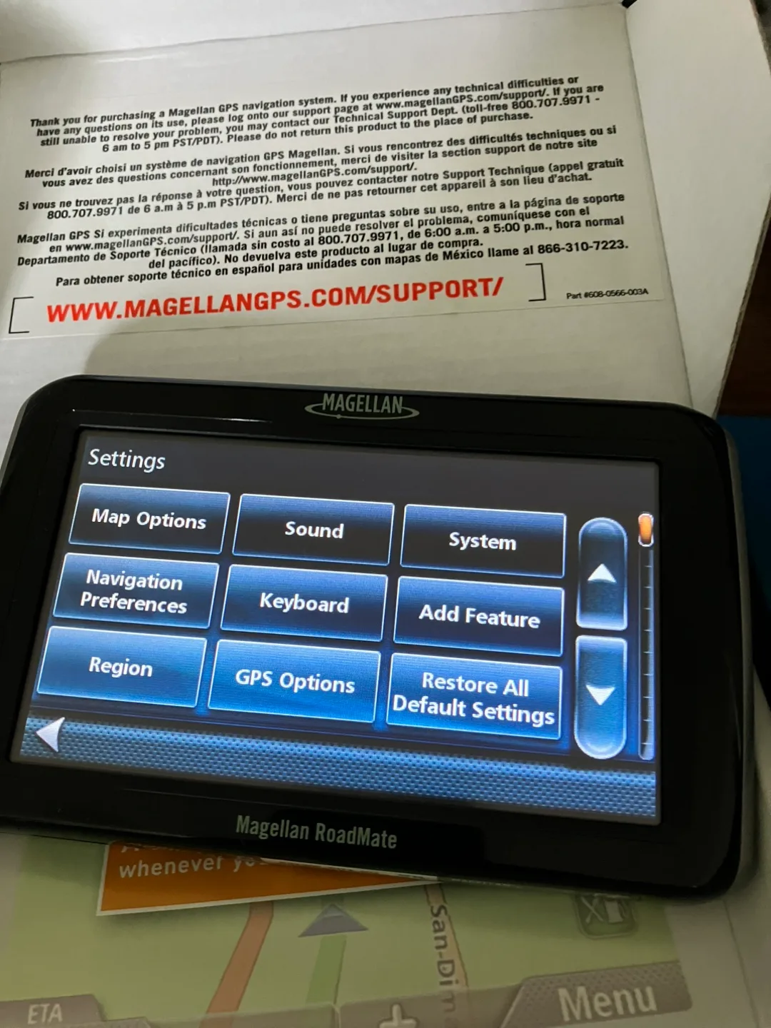 Magellan Roadmate 3030-LM GPS Navigator image indicator(4)