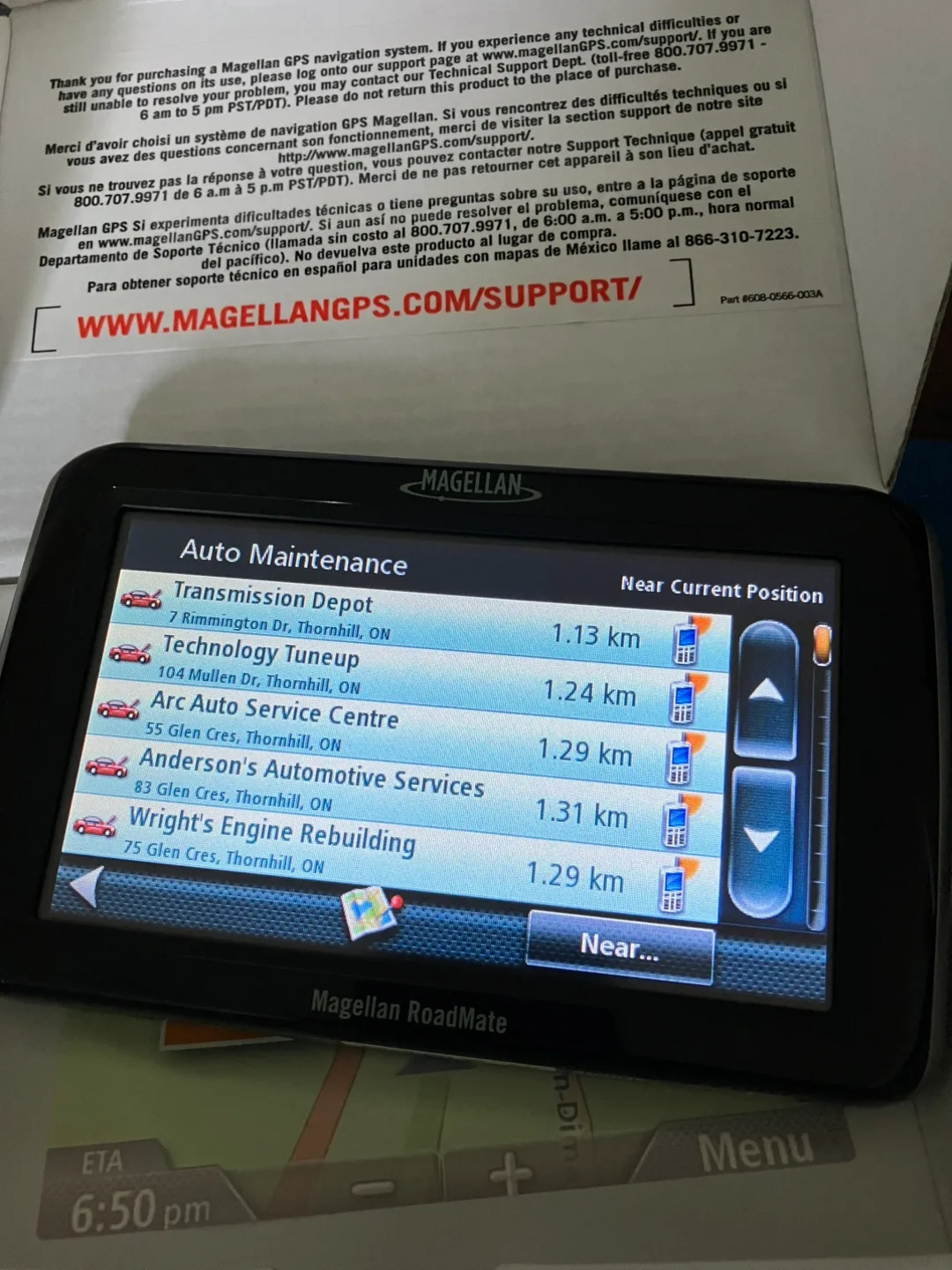 Magellan Roadmate 3030-LM GPS Navigator image indicator(5)