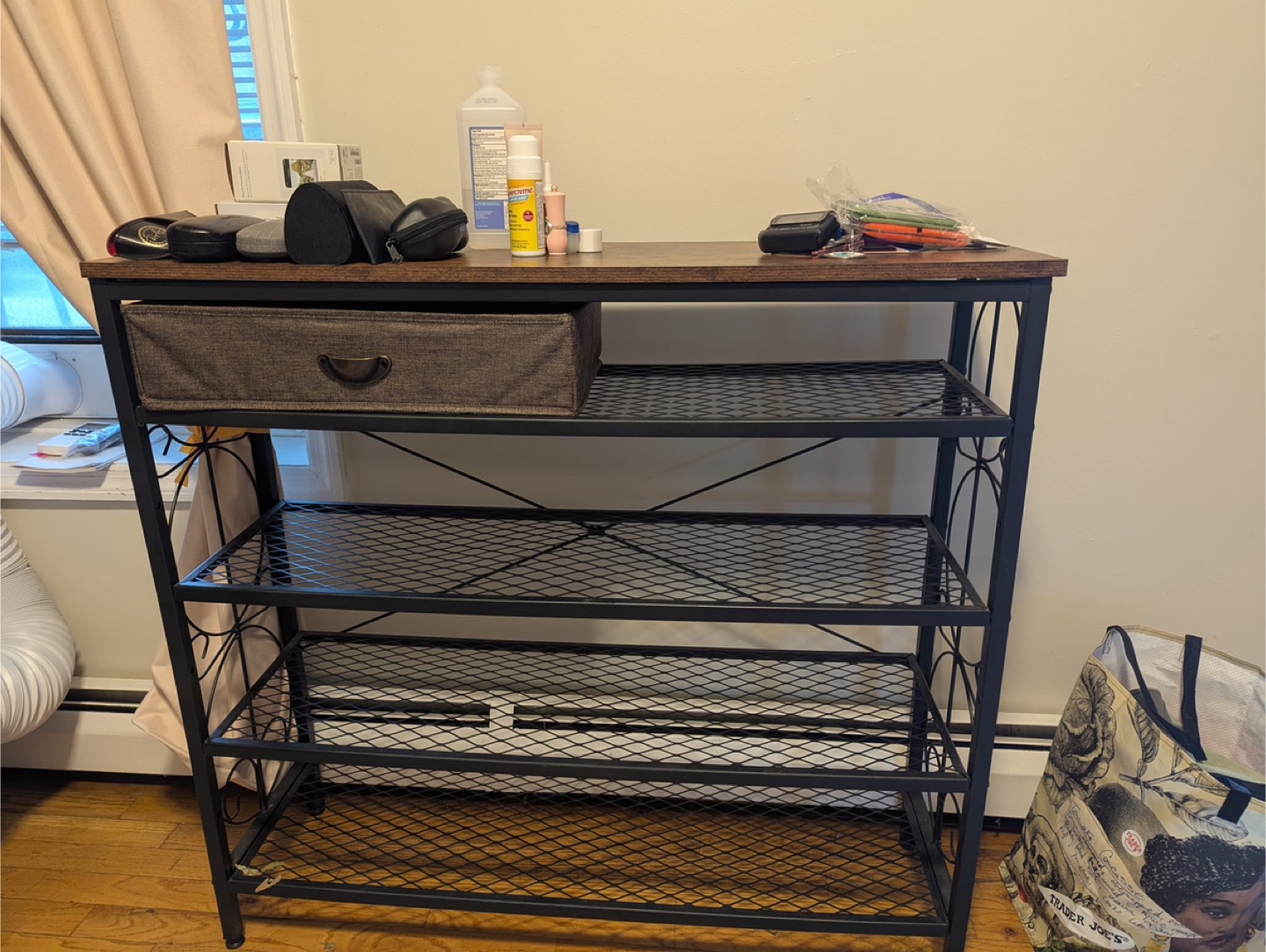 Shoe Rack with Drawer