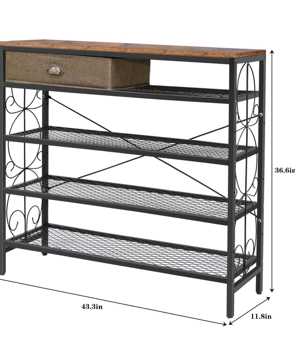 Shoe Rack with Drawer - photo 3