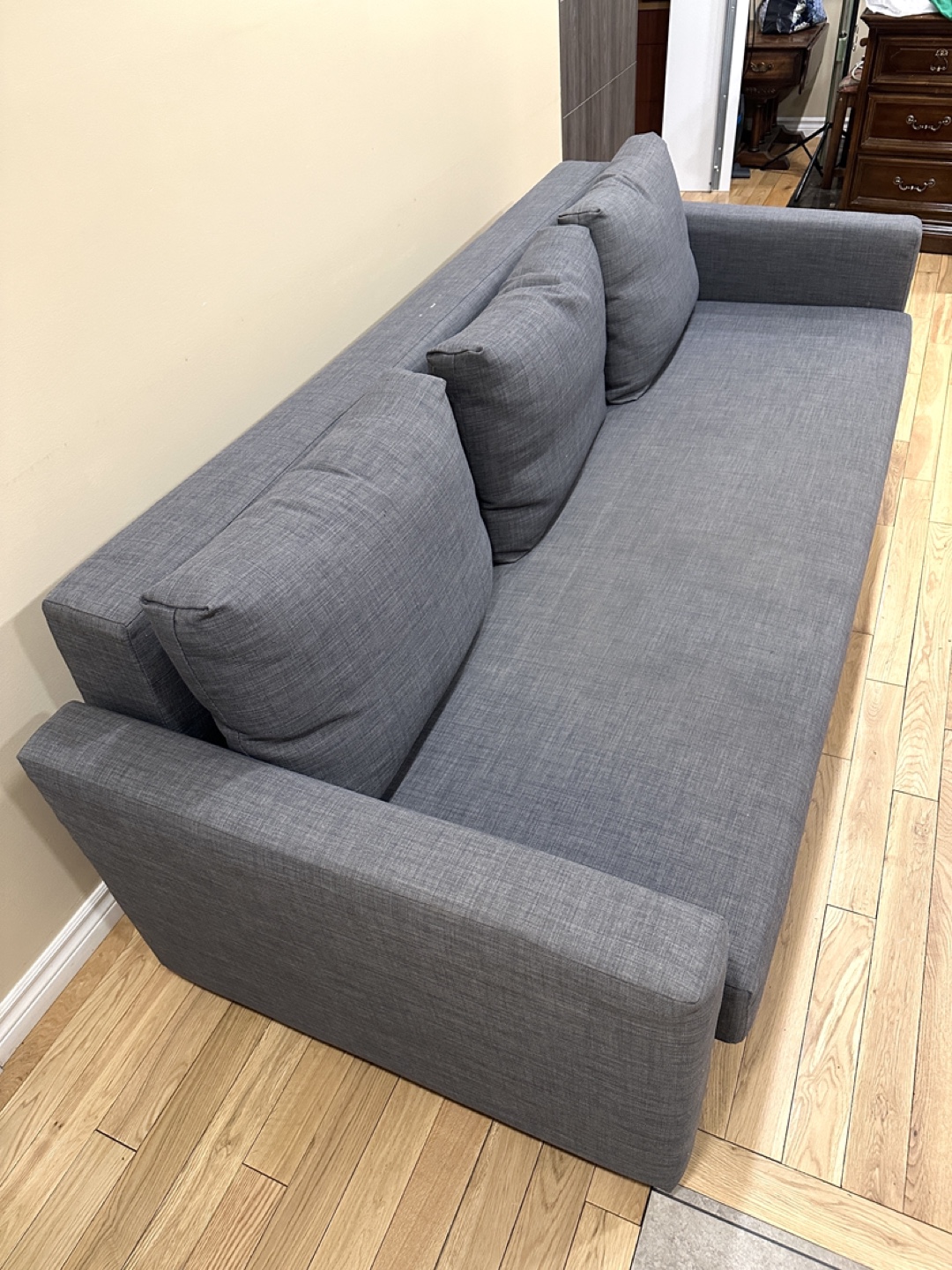 IKEA FRIHETEN Grey Sofa Bed (CAN DELIVER) - photo 4