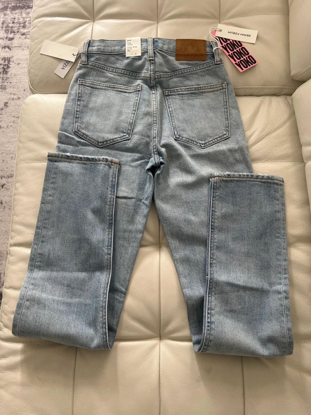 Denim Forum The Yoko High Rise Slim Jeans image indicator(3)