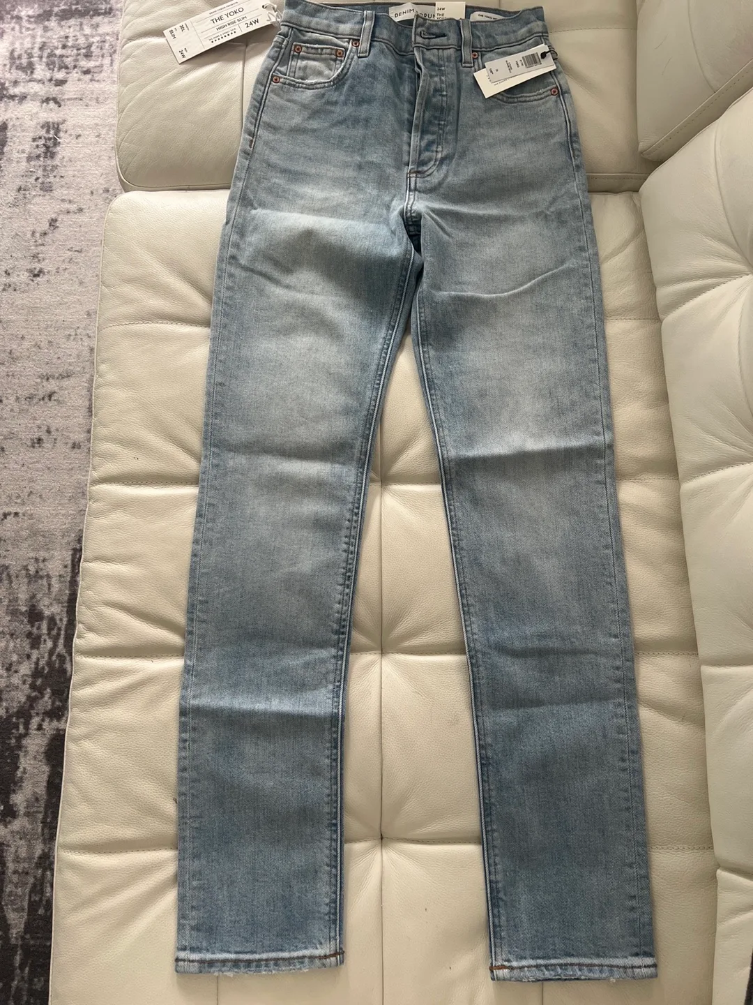 Denim Forum The Yoko High Rise Slim Jeans image indicator(2)