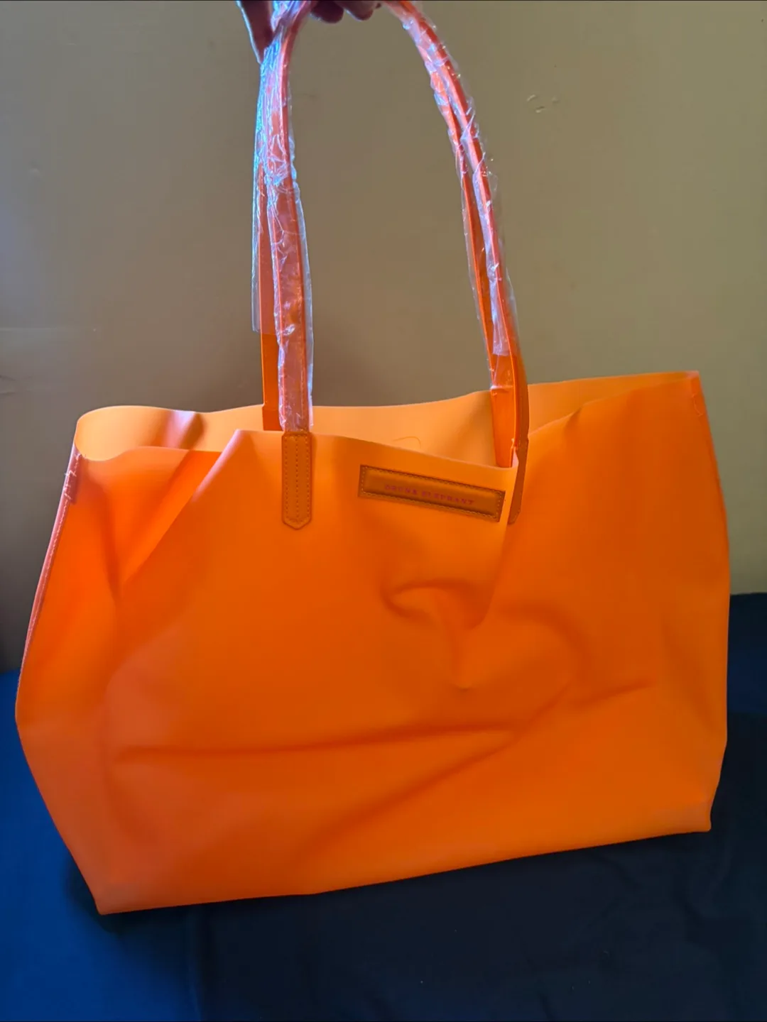 Bright Orange Tote Bag thumbnail