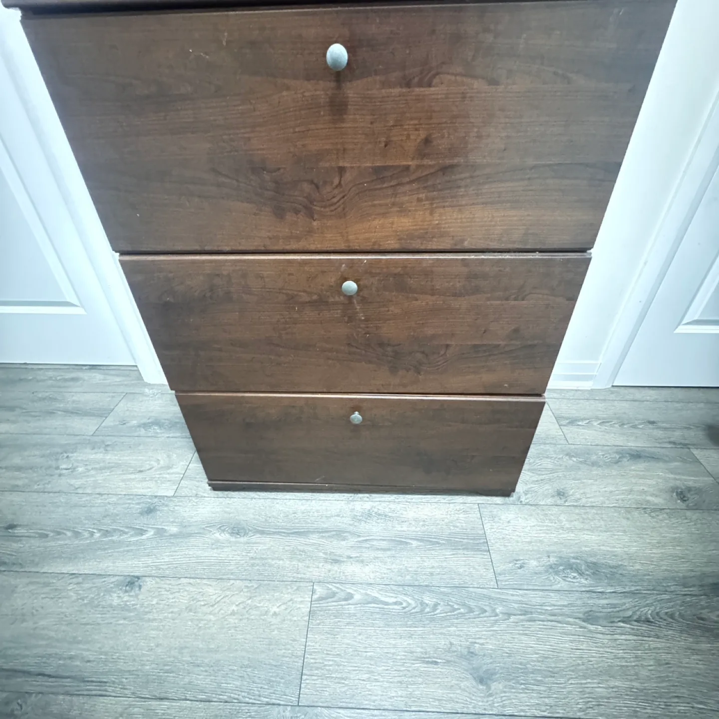 Wooden Dresser and Cabinet Combo thumbnail