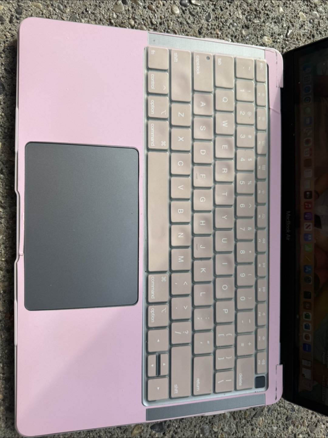Pink MacBook Air Laptop
