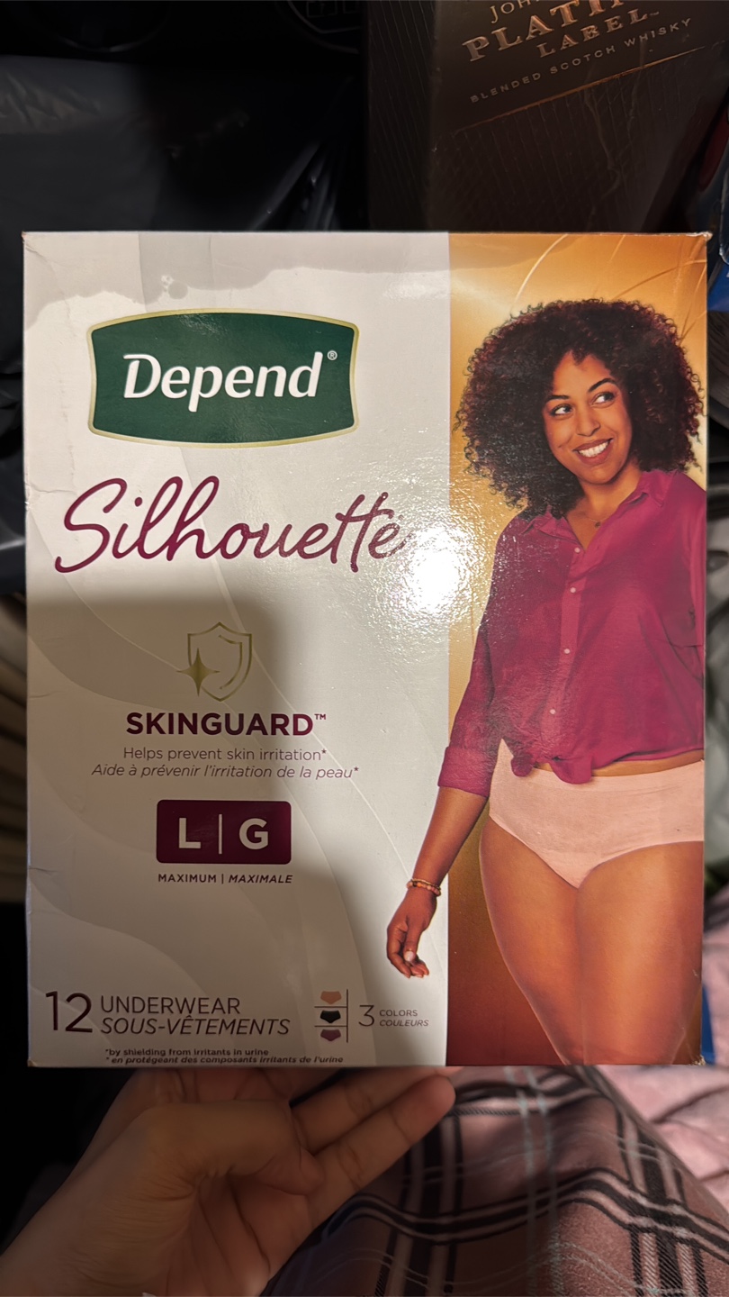 Depend Silhouette Underwear - Large