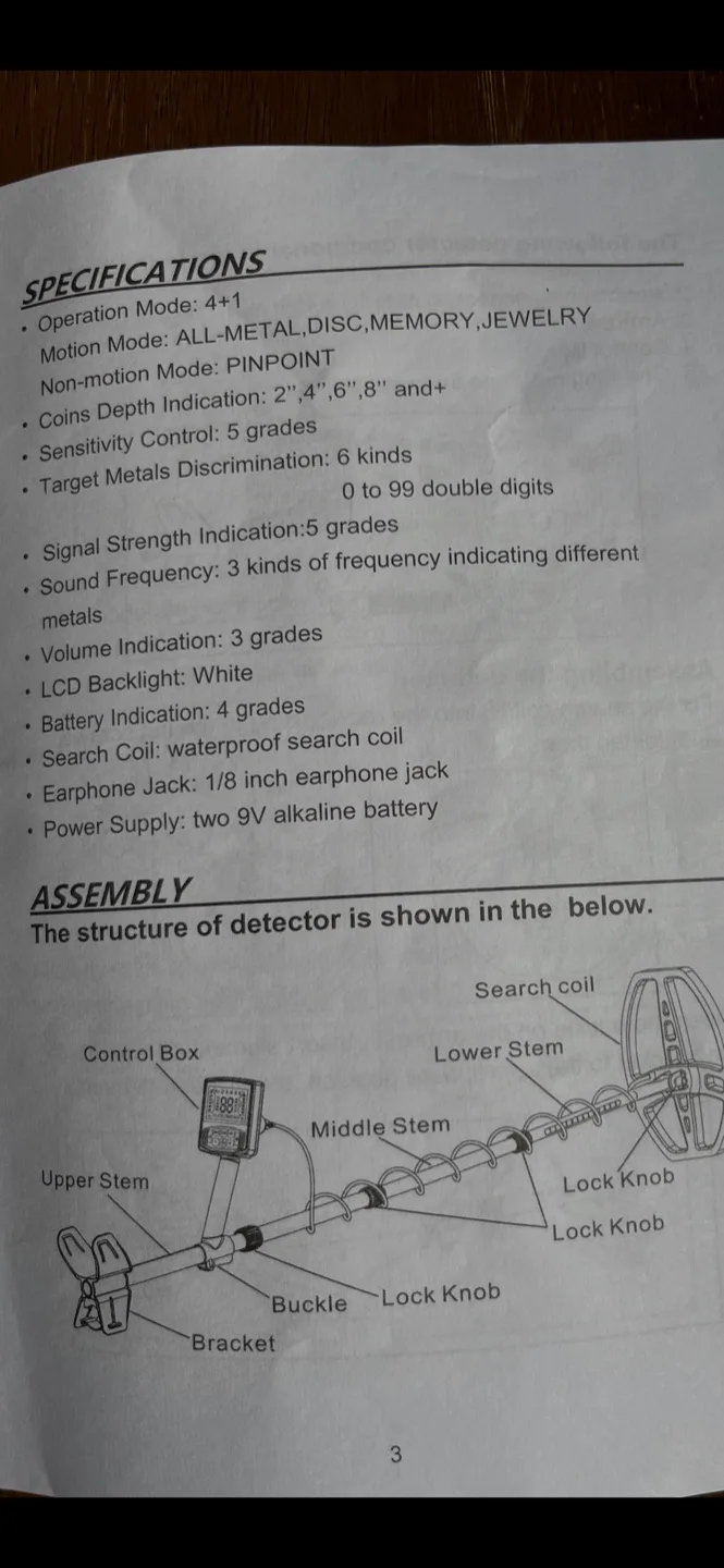 Metal Detector - Ginnryg M551 image indicator(3)