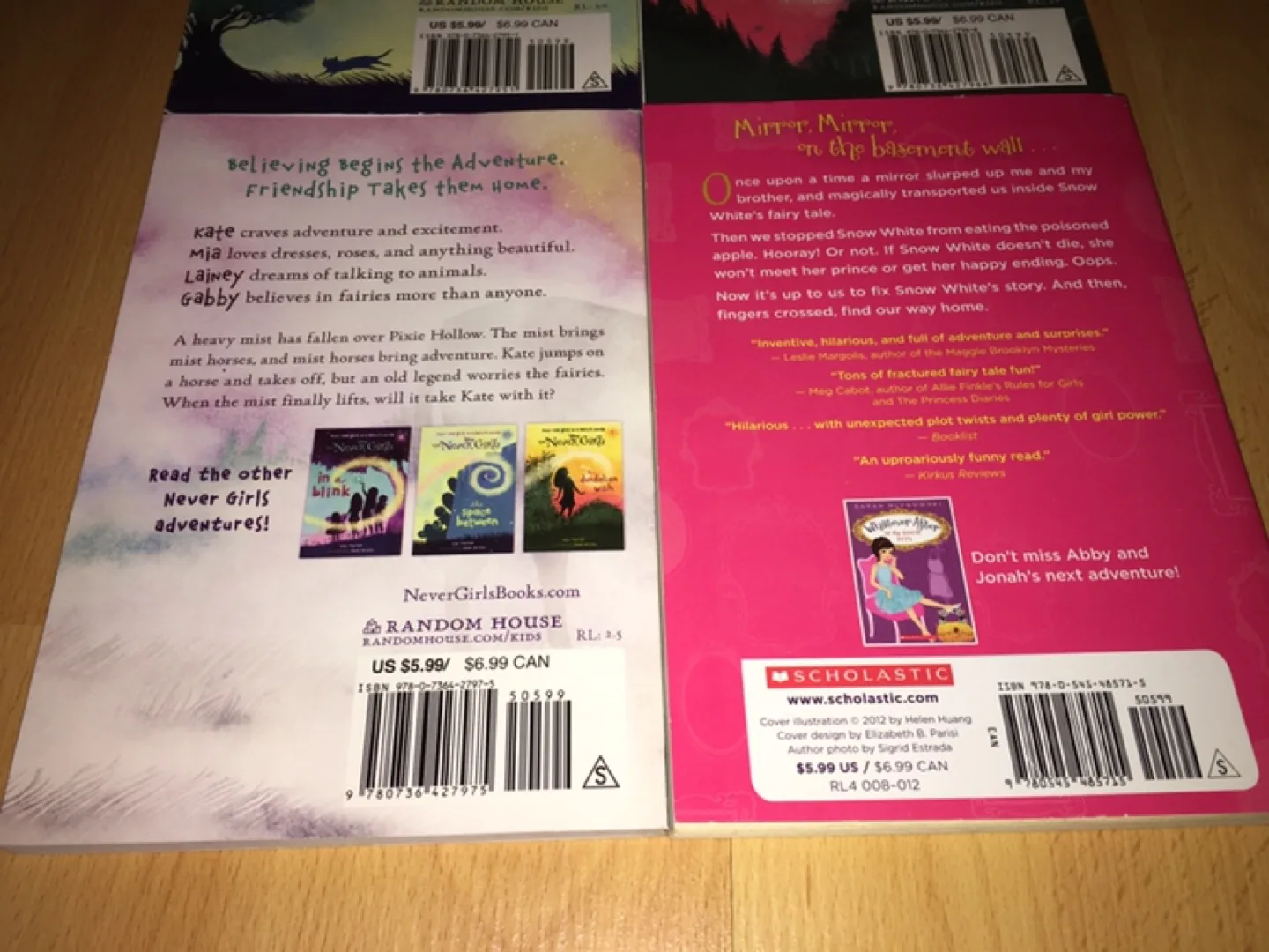 ($3 each) Chapter Books (Never Girls and Whatever After) image indicator(4)