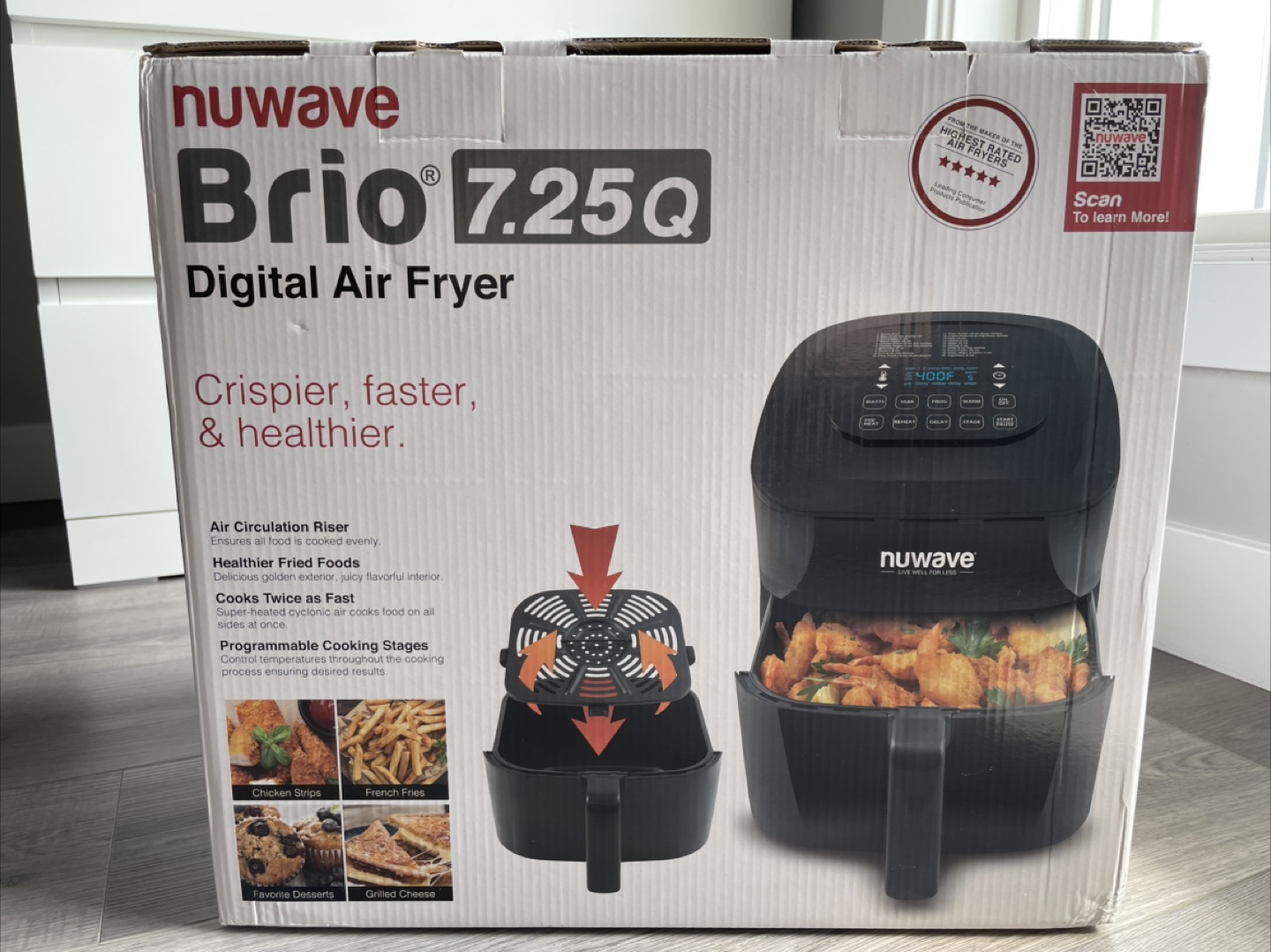 Brand New Nuwave Brio 7.25 Qt Digital Air Fryer - photo 5