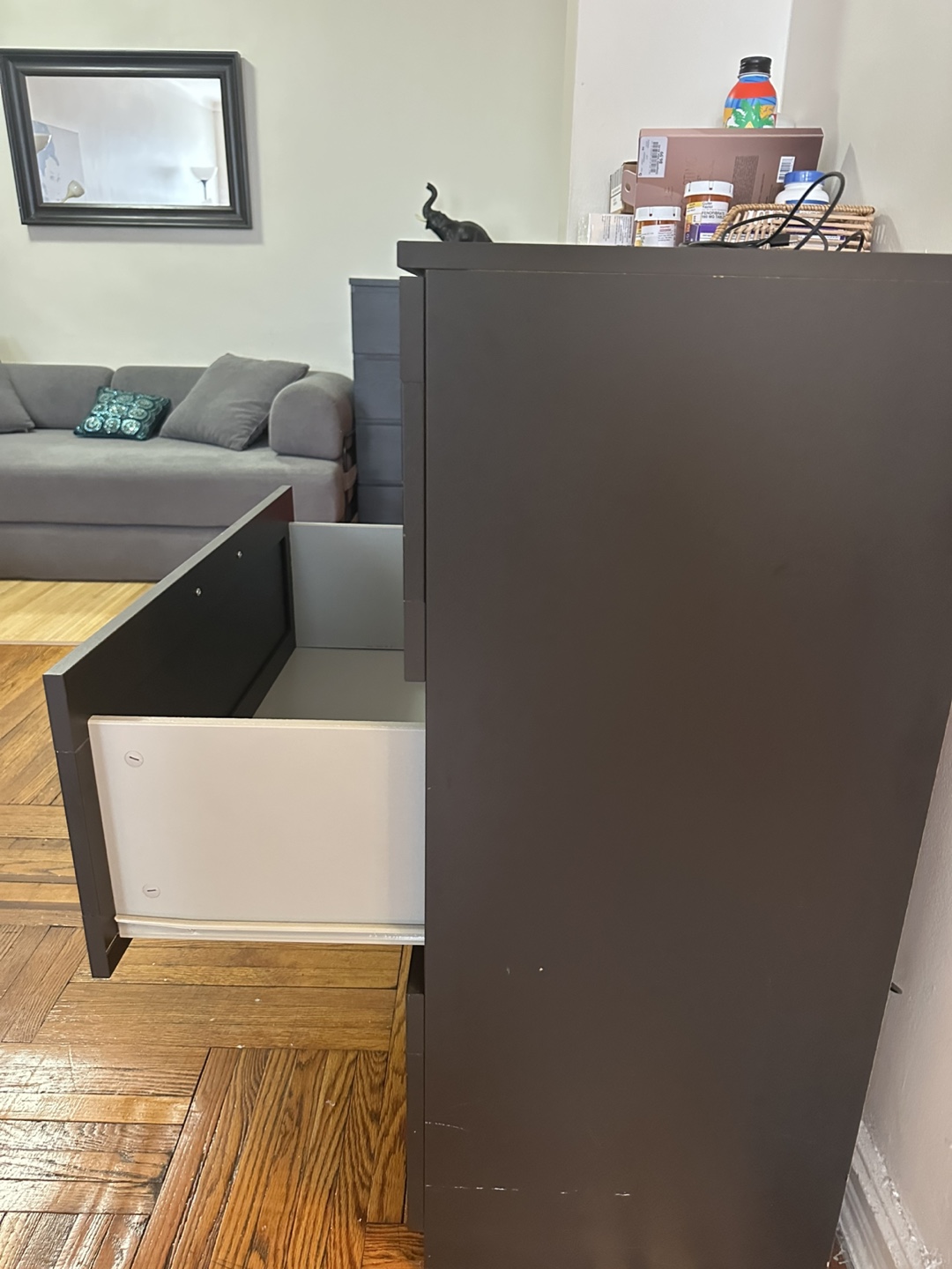 Black Drawer Dresser - photo 3