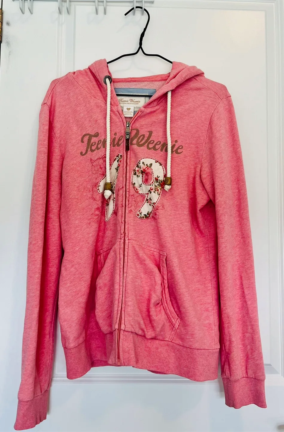 🌺Teenie Weenie Pink Zip-Up Hoodie🌺 thumbnail