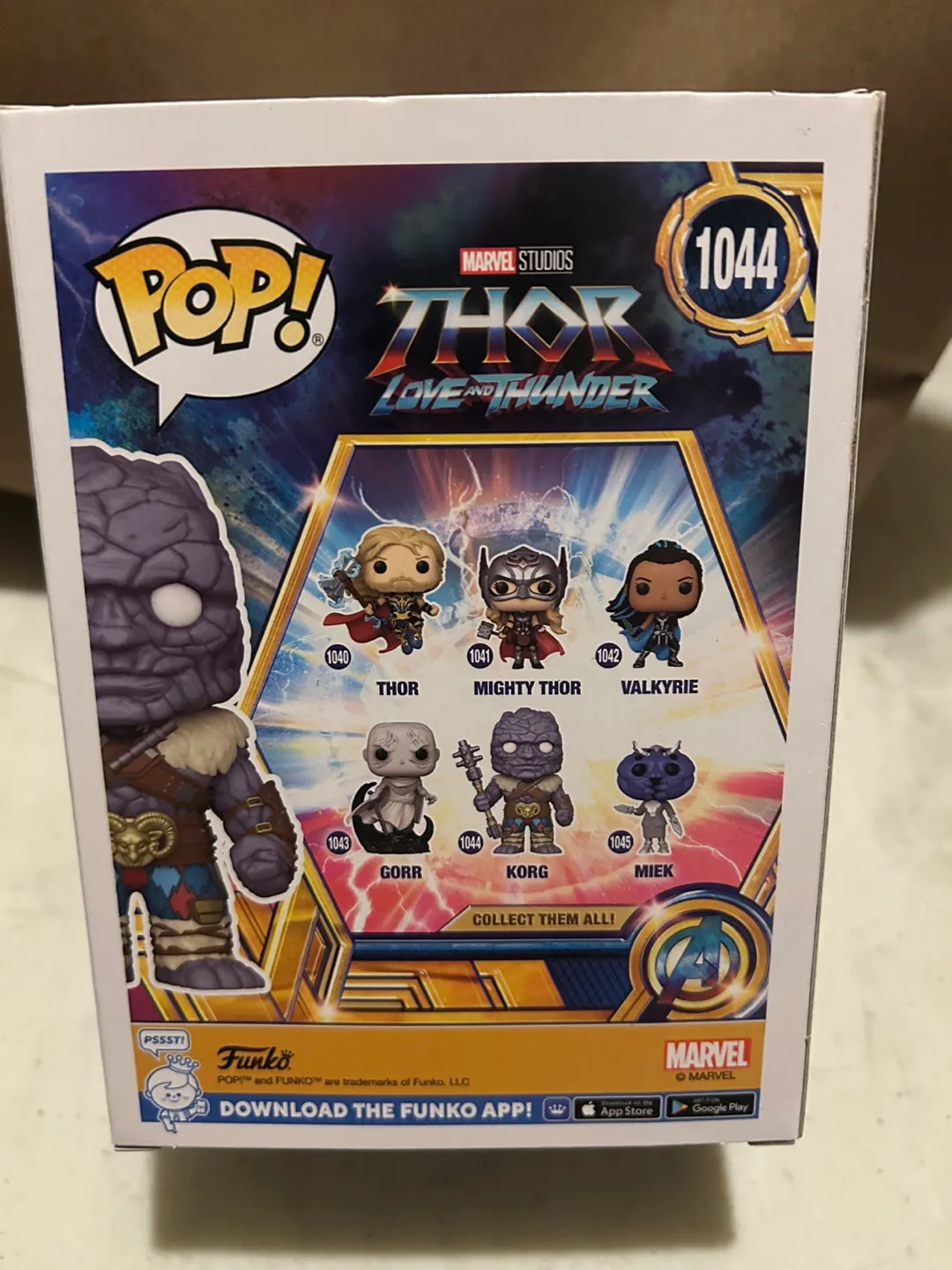 Funko Pop! Marvel Studios Thor: Love and Thunder - Korg Figure image indicator(2)