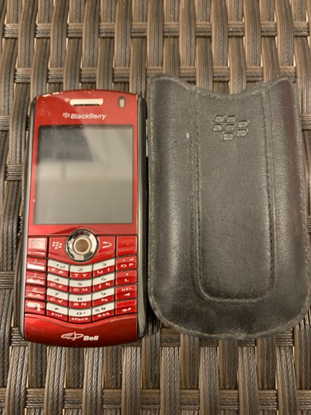 For Parts/no charger Red Blackberry Pearl image indicator(2)