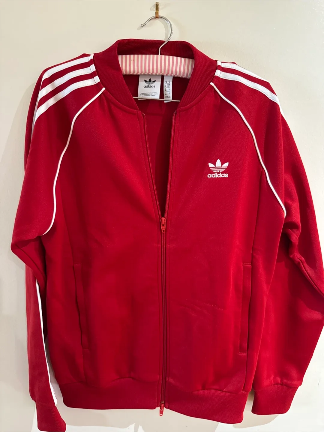 Adidas Red Track Jacket thumbnail