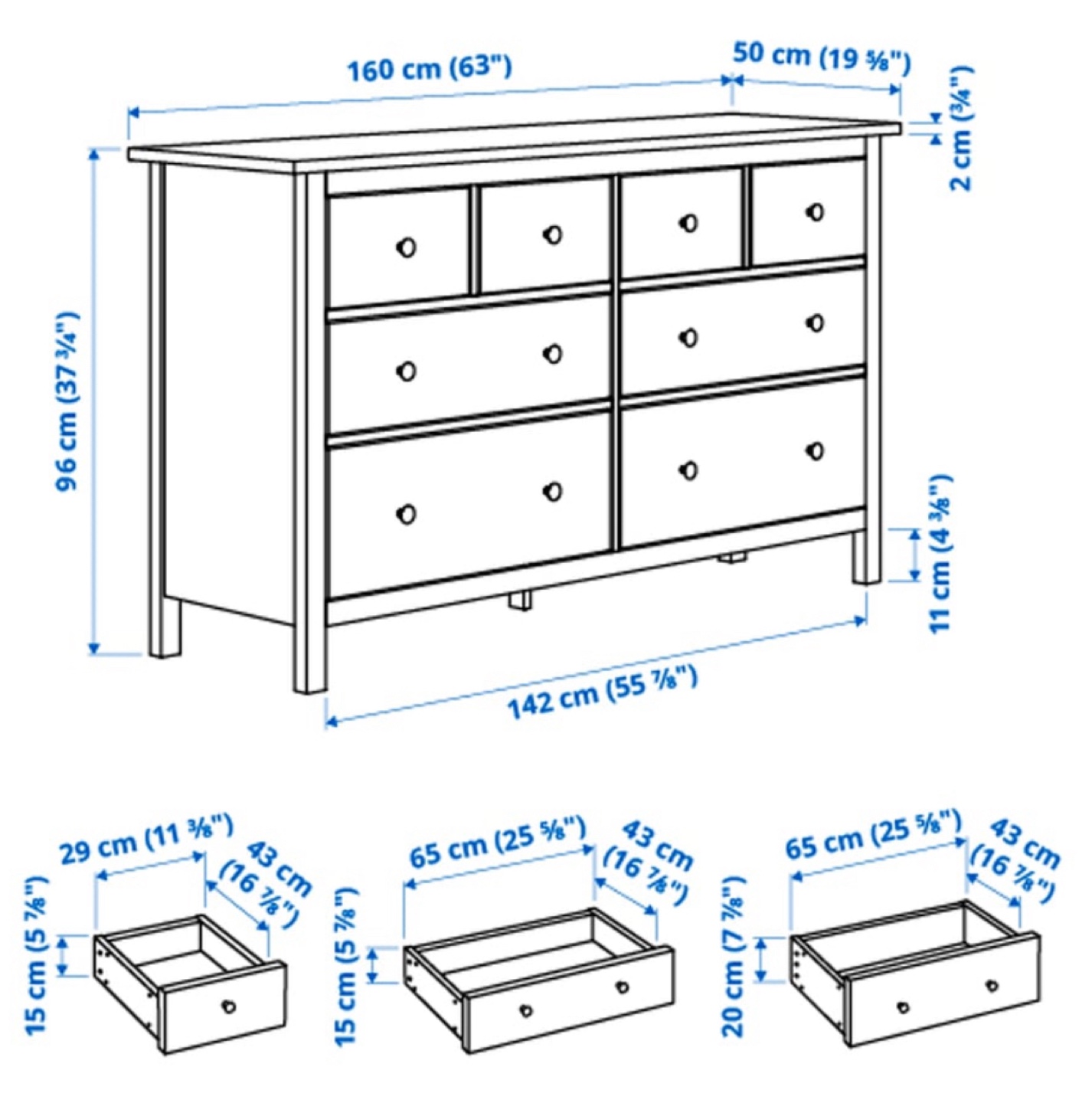 IKEA Hemnes Dresser - photo 2