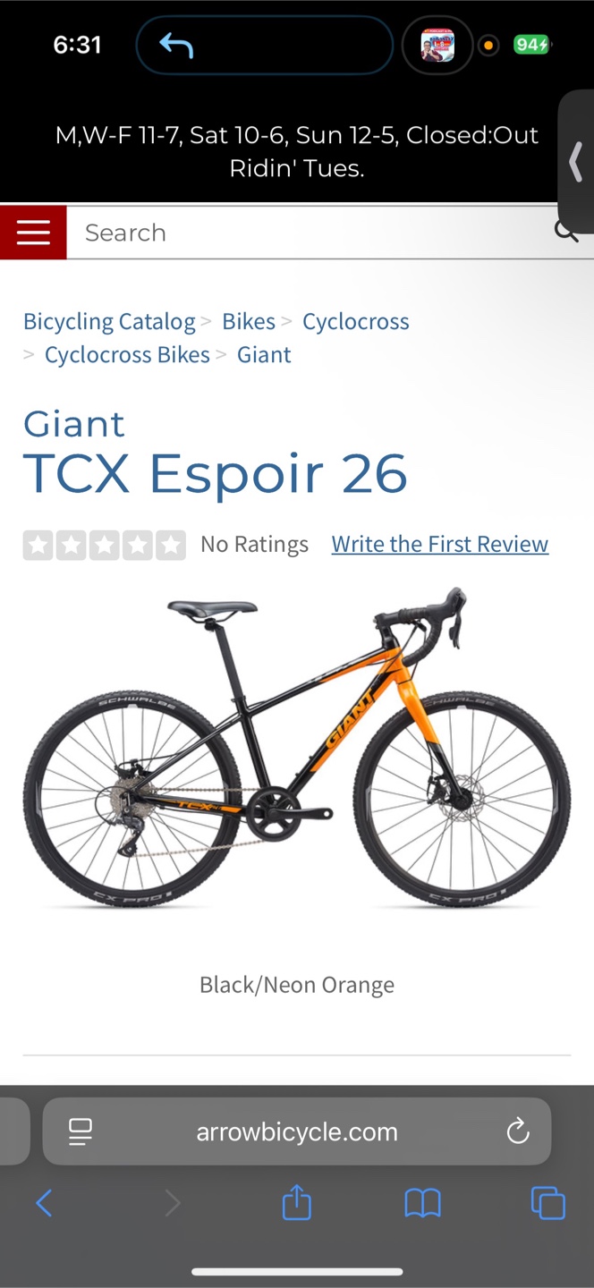 Giant TCX Espoir 26 Bike - photo 3