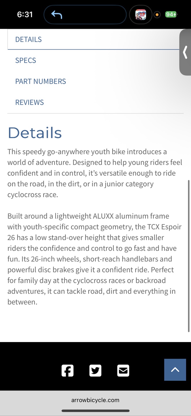 Giant TCX Espoir 26 Bike - photo 4