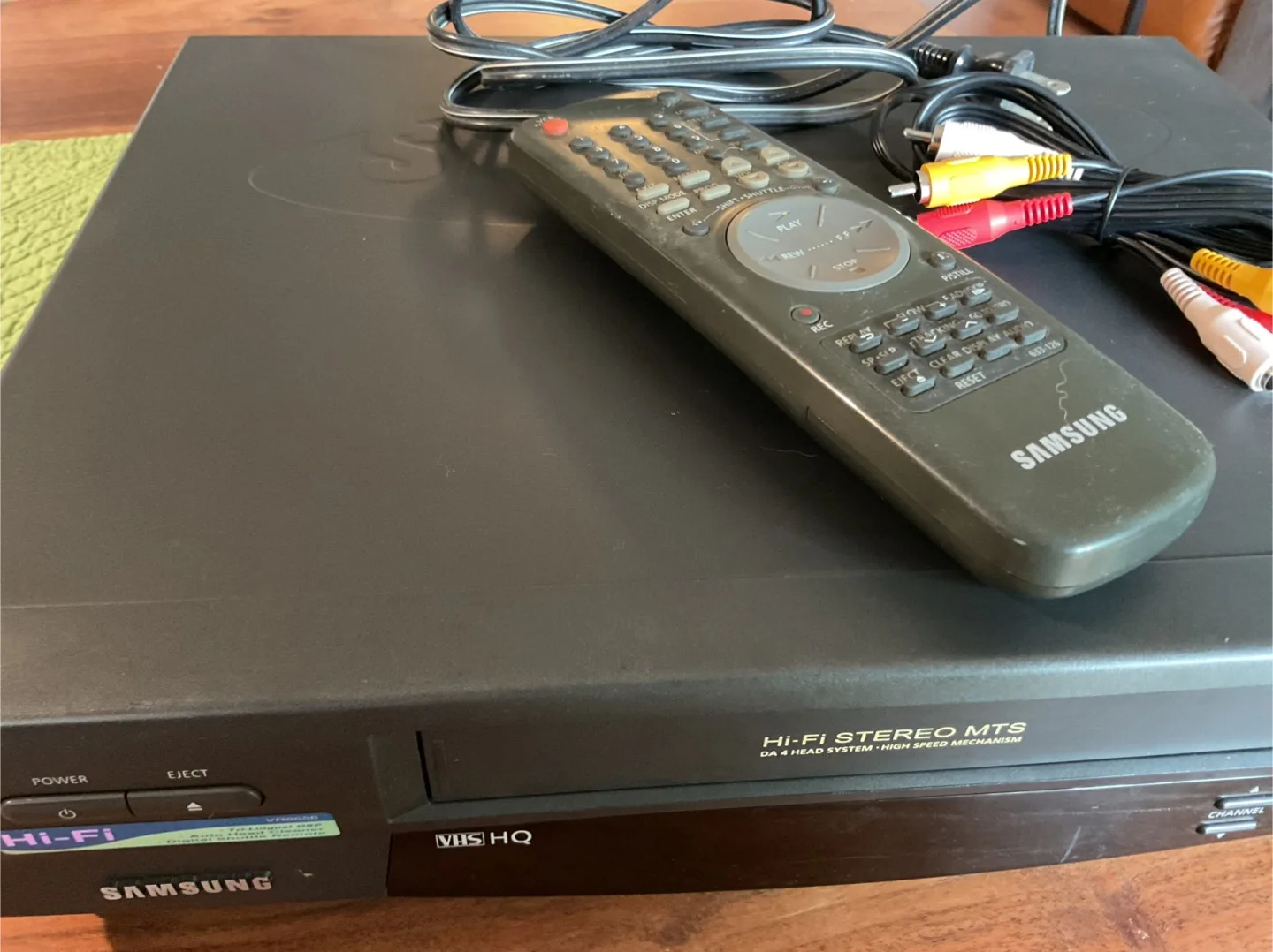 Samsung VCR Player with Remote