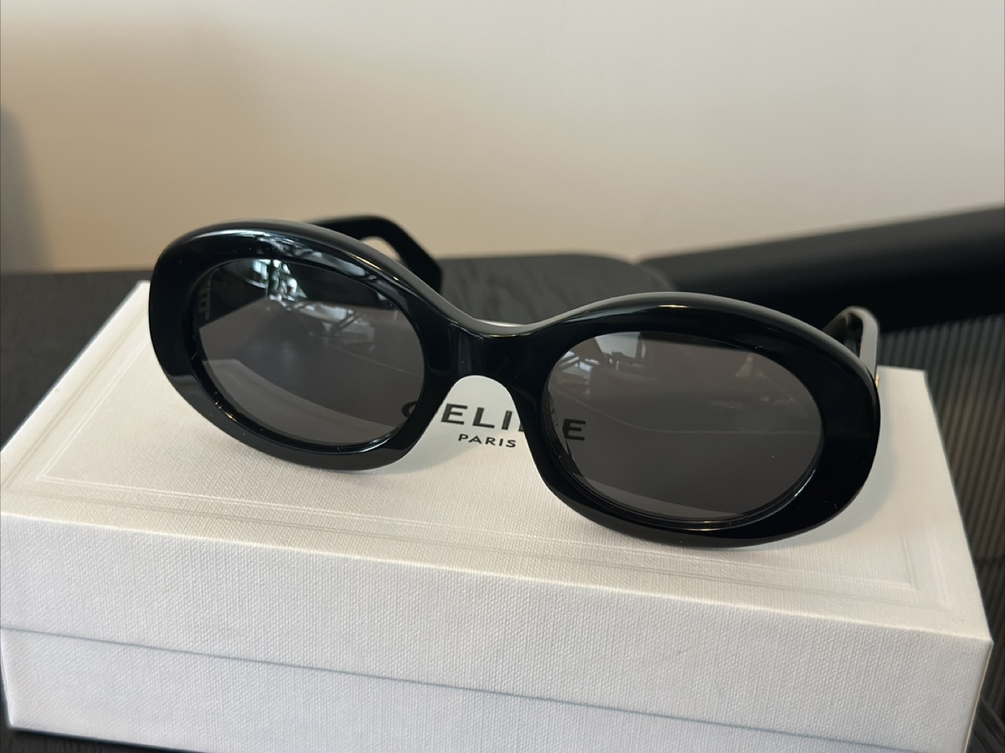 CELINE  triomphe black Sunglasses - photo 3