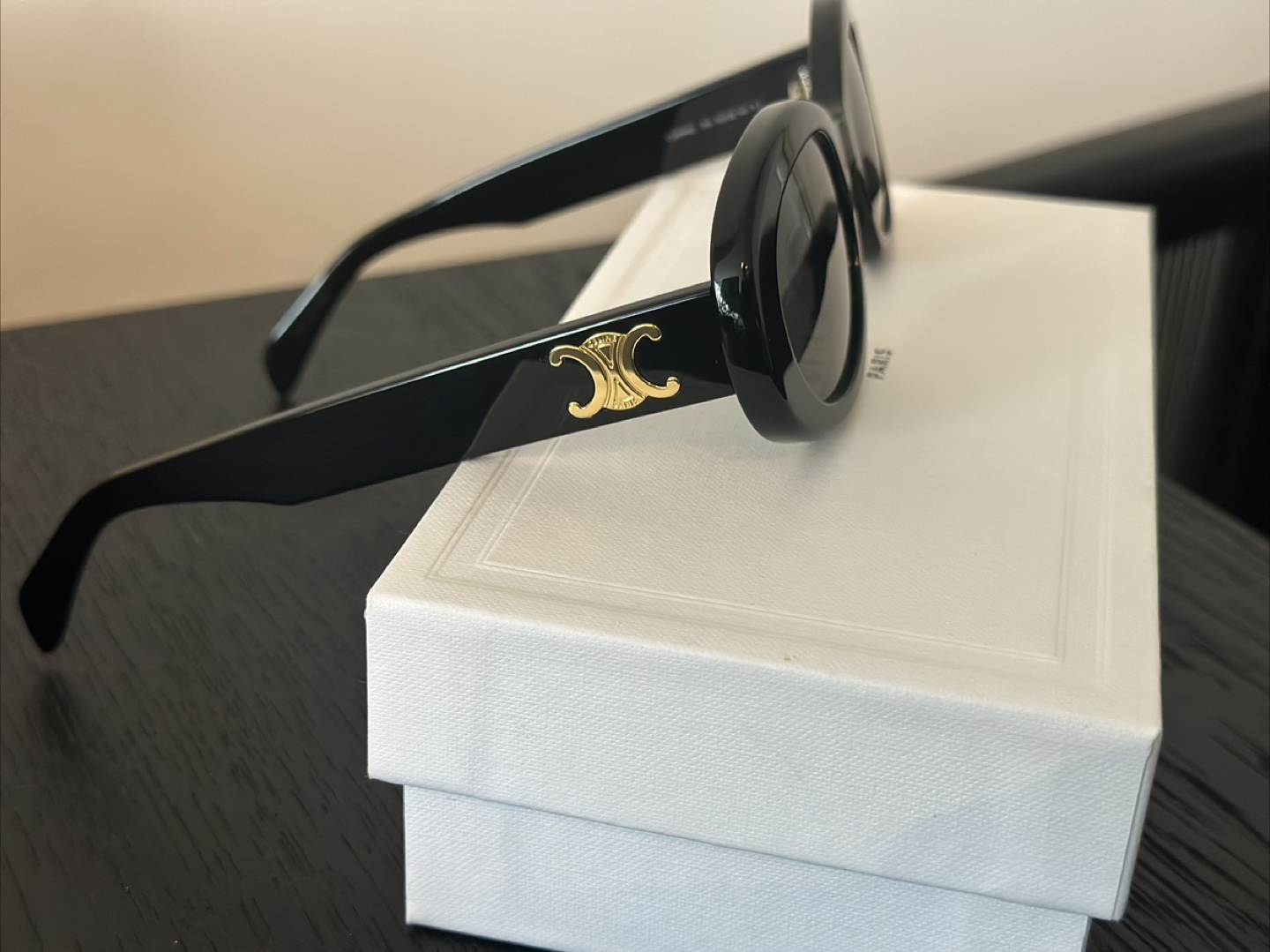 CELINE  triomphe black Sunglasses