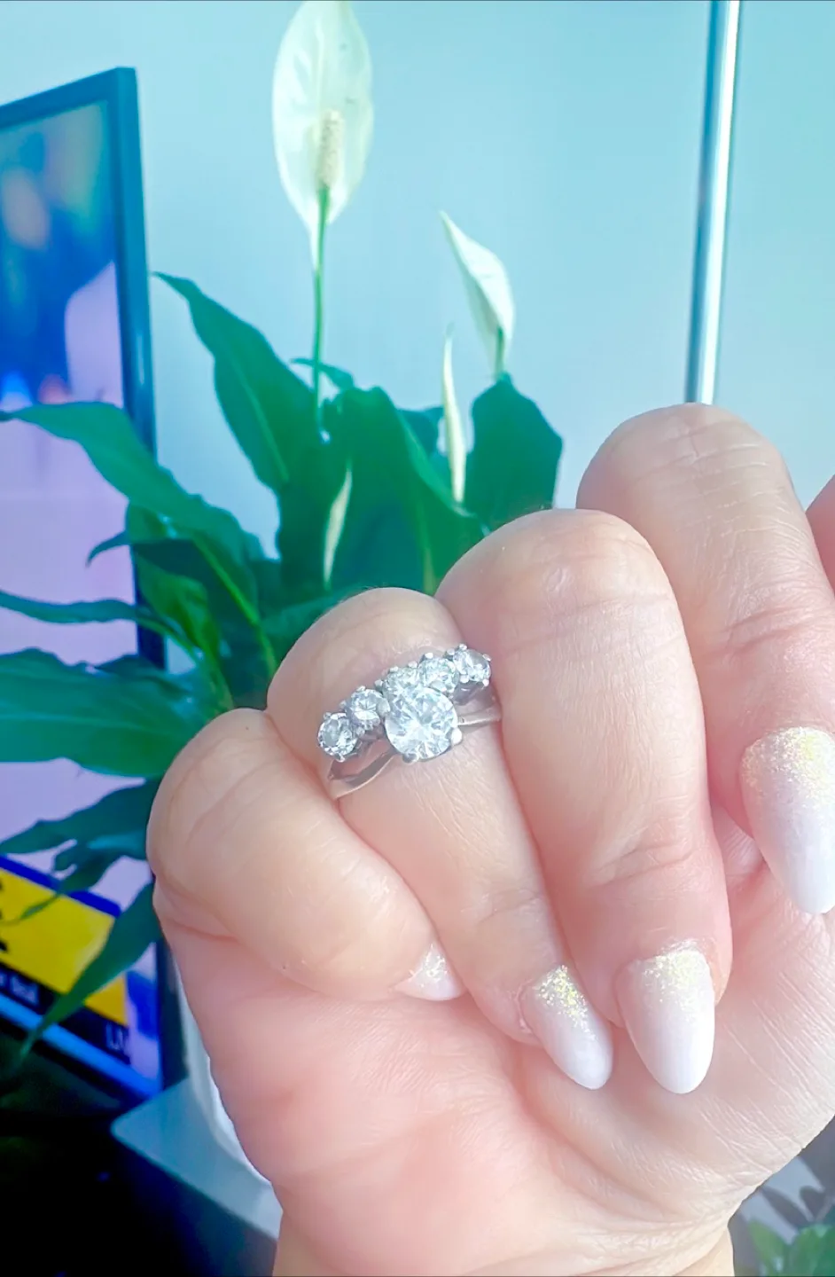 Sterling silver ring size 6 image indicator(9)