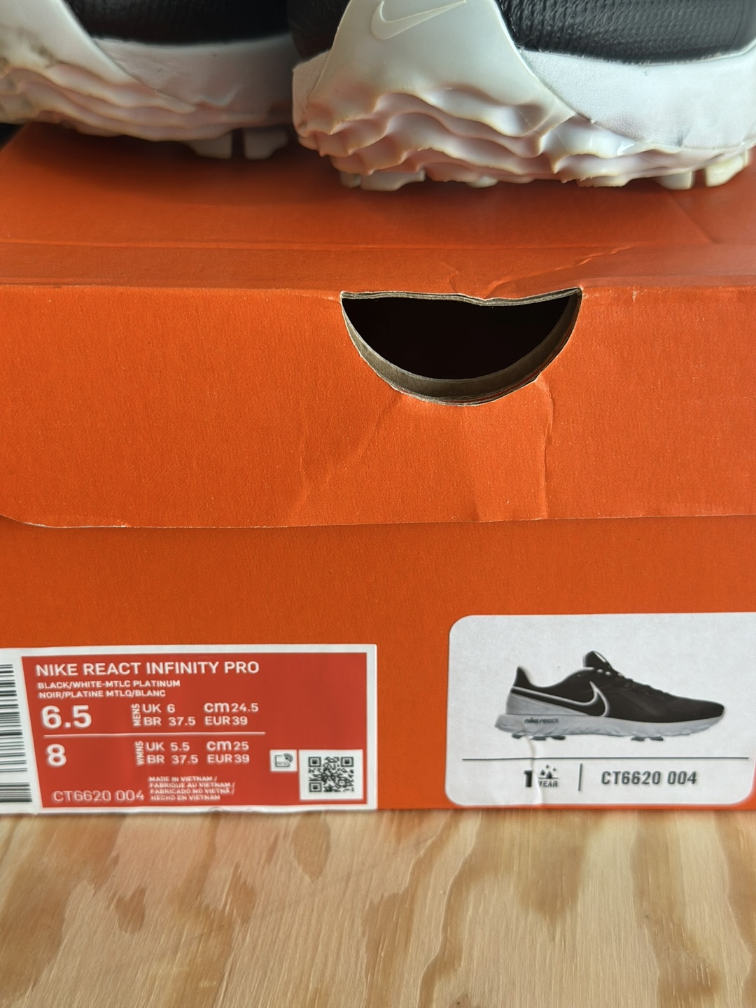 Nike React Infinity Pro Golf Shoes - photo 4