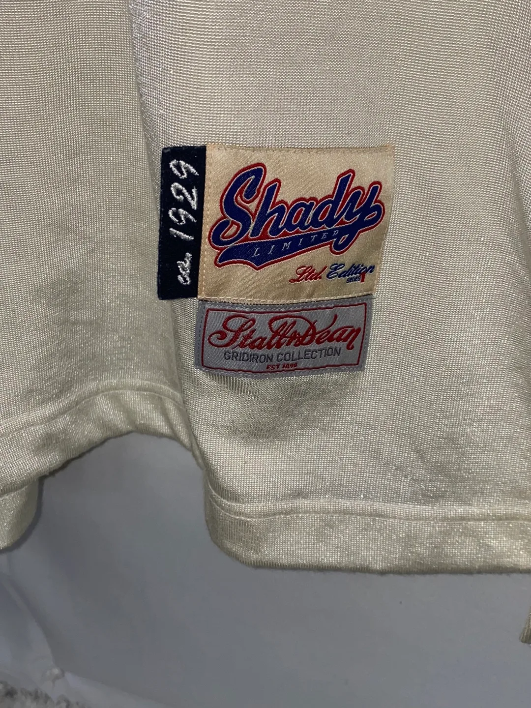 Vintage Shady Ltd Stall & Dean Jersey  Detroit  Eminem Hip Hop image indicator(2)