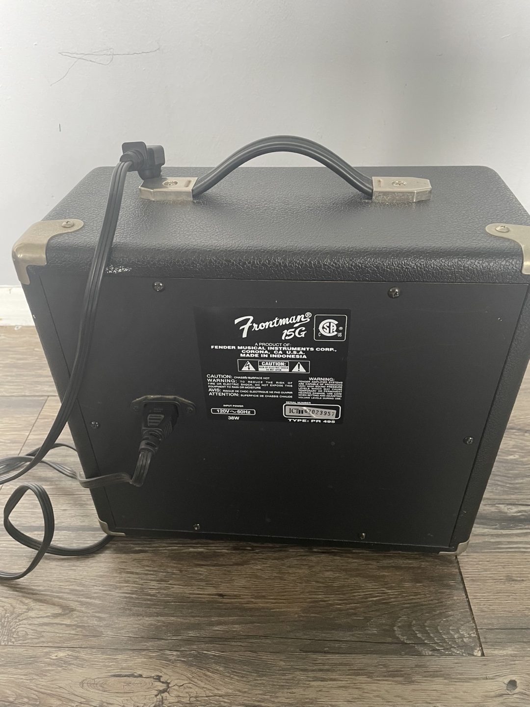 Fender Frontman 15G Amplifier - photo 3