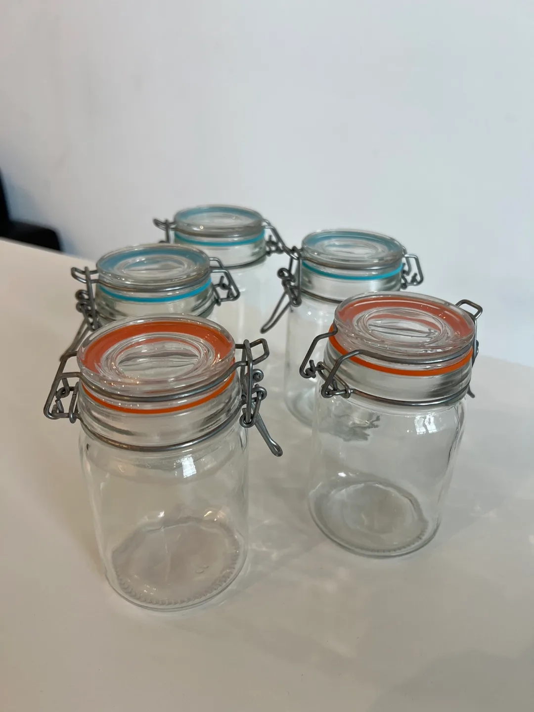 Glass jars with airtight lids 🥕 image indicator(3)