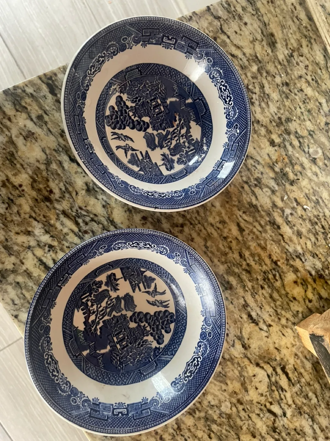 Johnson Brothers Blue Willow Bowls (2) thumbnail