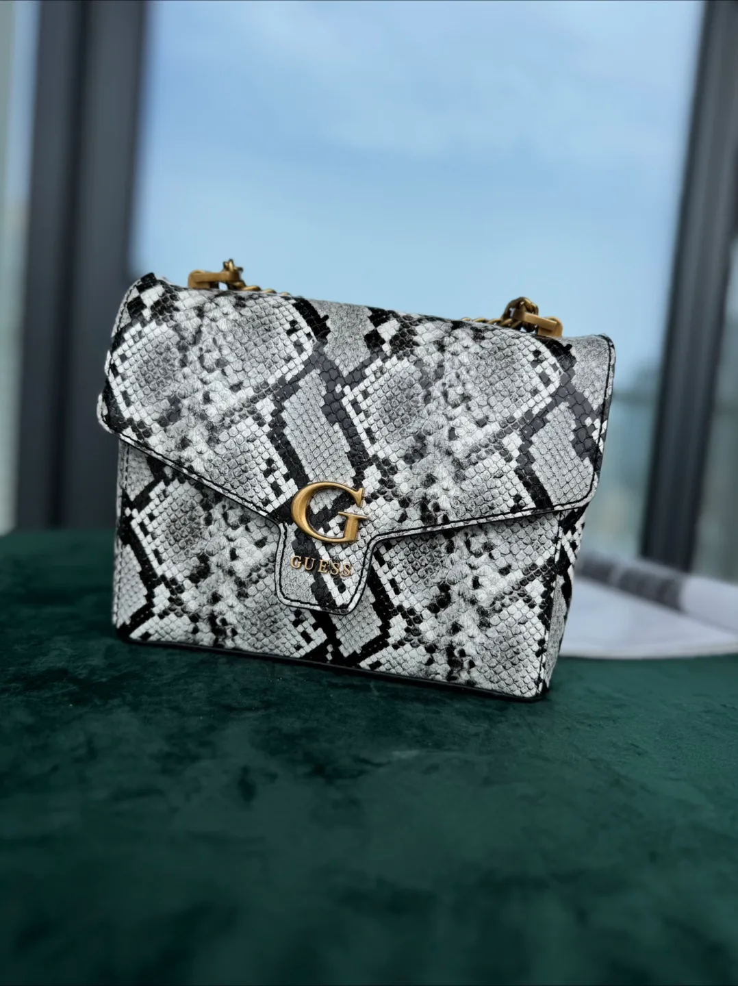 Guess Snakeskin Pattern Crossbody Bag image indicator(2)