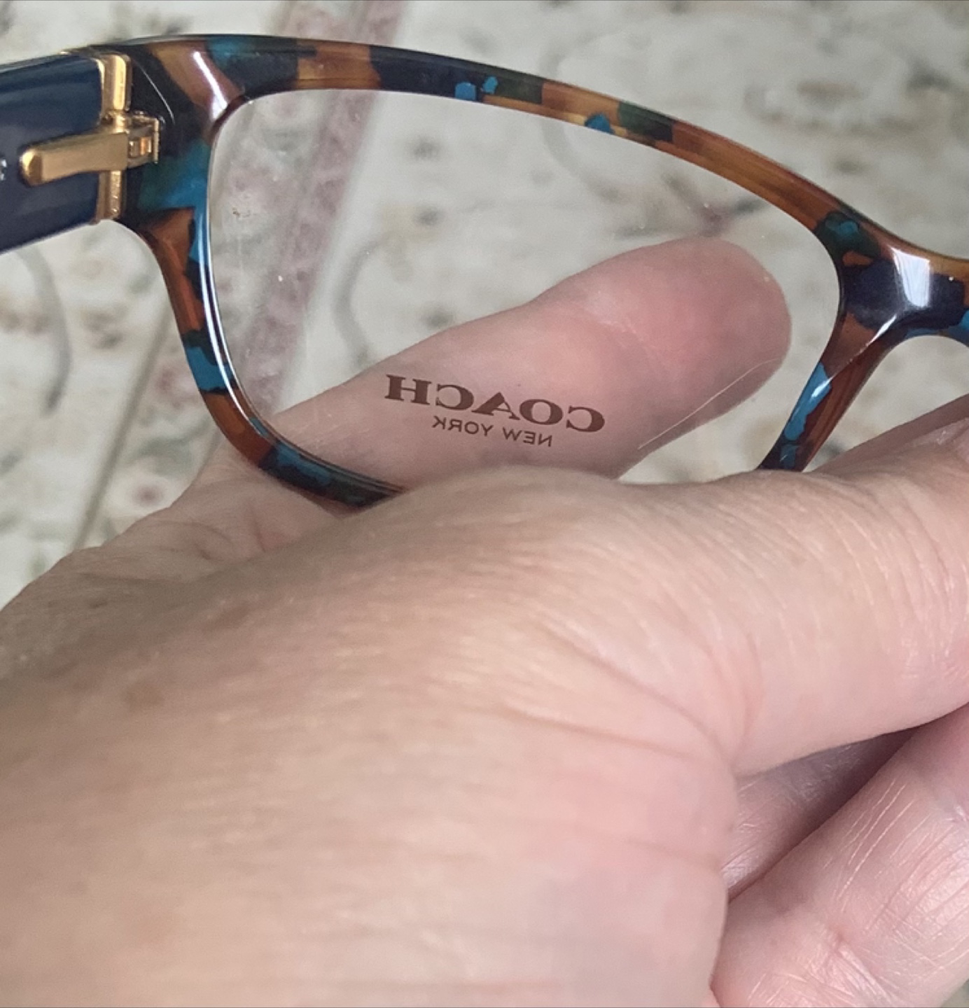 Coach Teal Confetti Eyeglasses - photo 3
