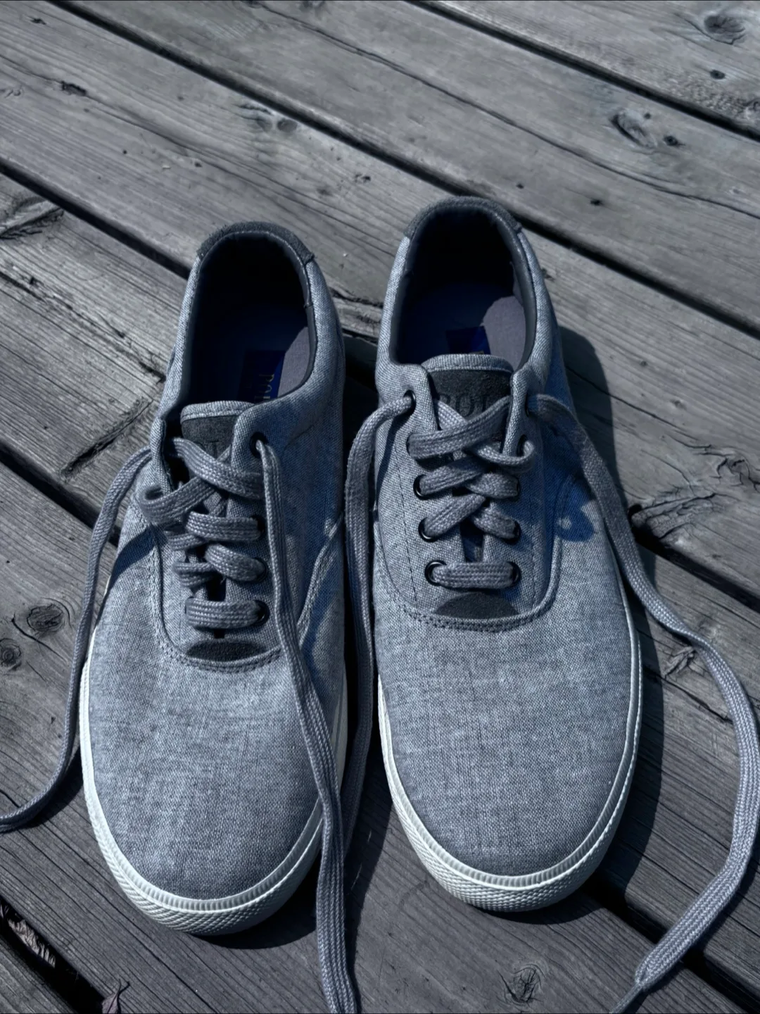 💚Polo Ralph Lauren Canvas Sneakers (men’s 11.5) thumbnail
