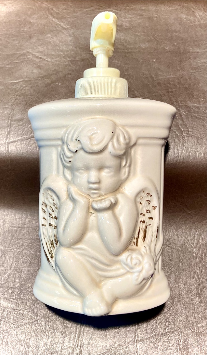 Angel Ceramic Soap Dispenser