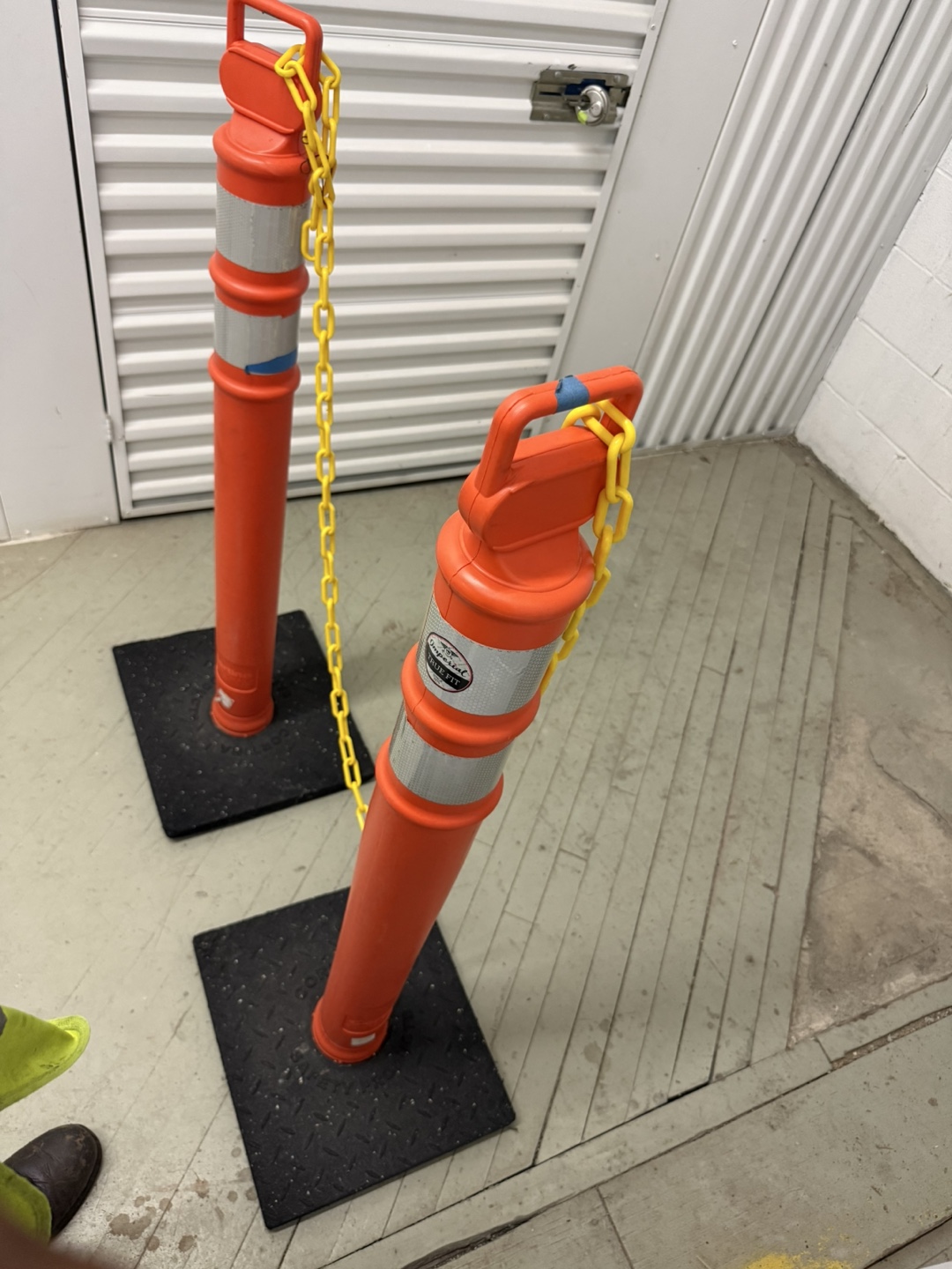 Orange Safety Posts - photo 2