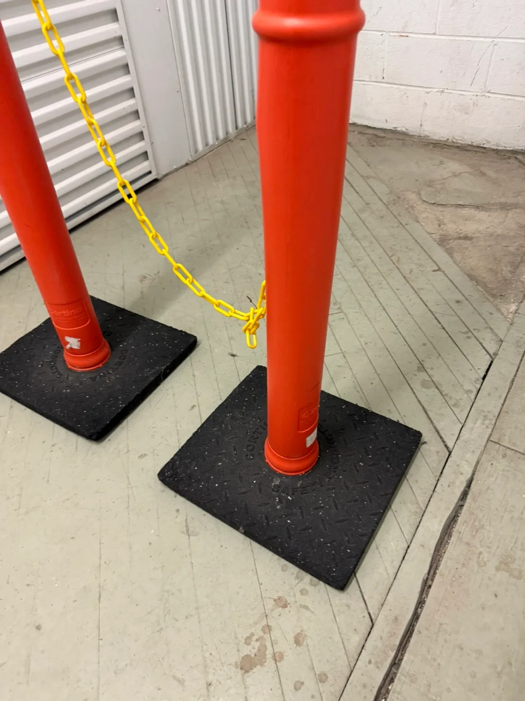 Orange Safety Posts image indicator(6)