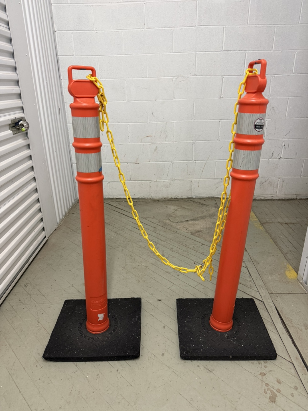 Orange Safety Posts