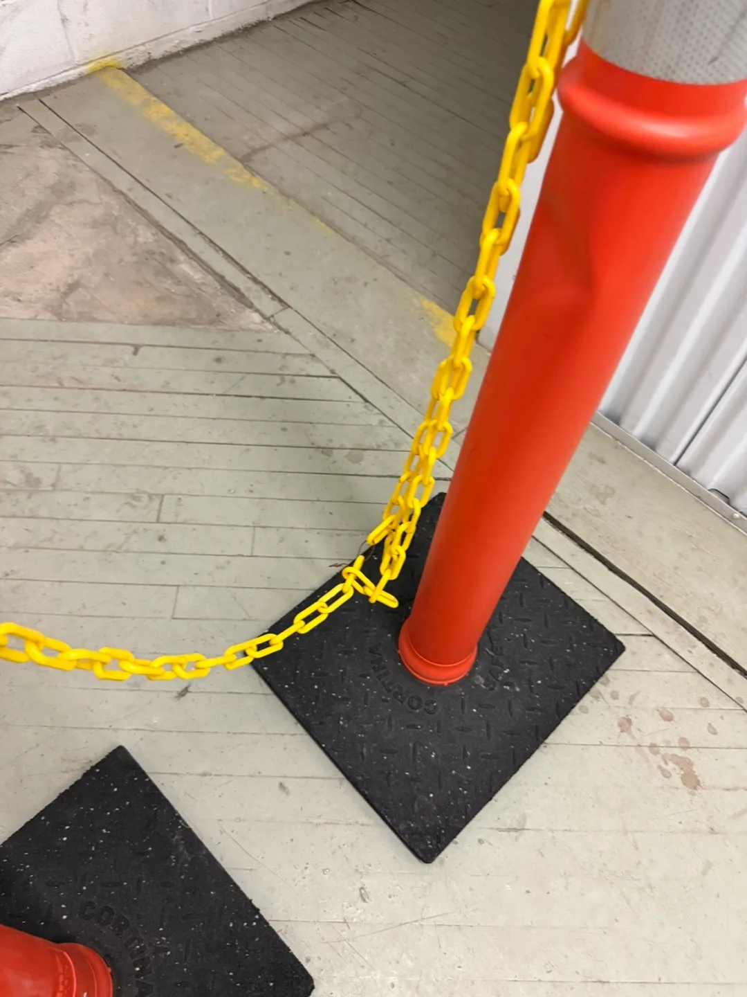 Orange Safety Posts image indicator(7)