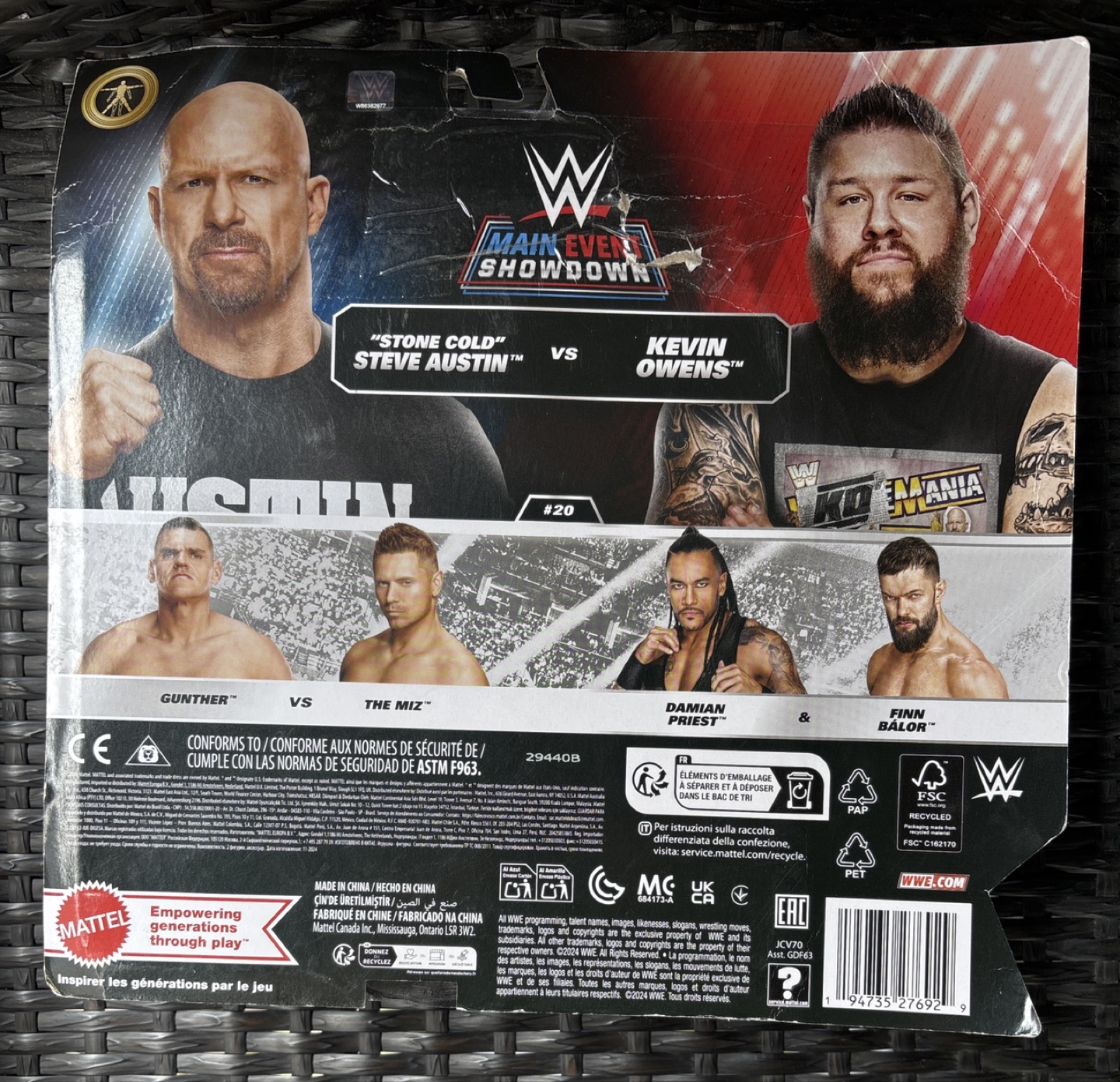 WWE Main Event Showdown Action Figure Set - photo 3