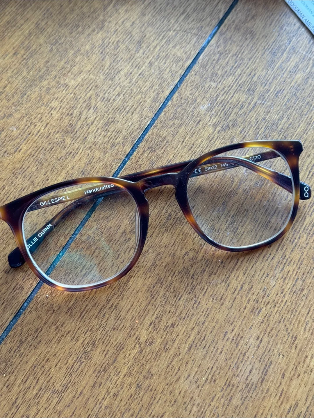 Ollie Quinn Gillespie Handcrafted Eyeglasses thumbnail