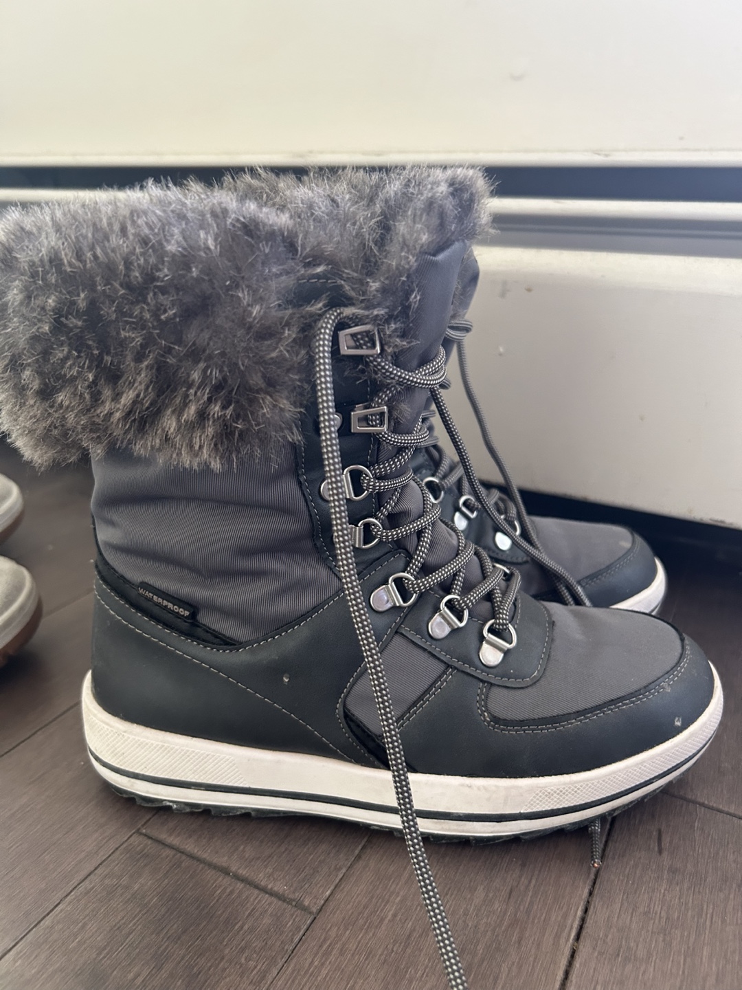 Grey Waterproof Winter Boots - photo 3