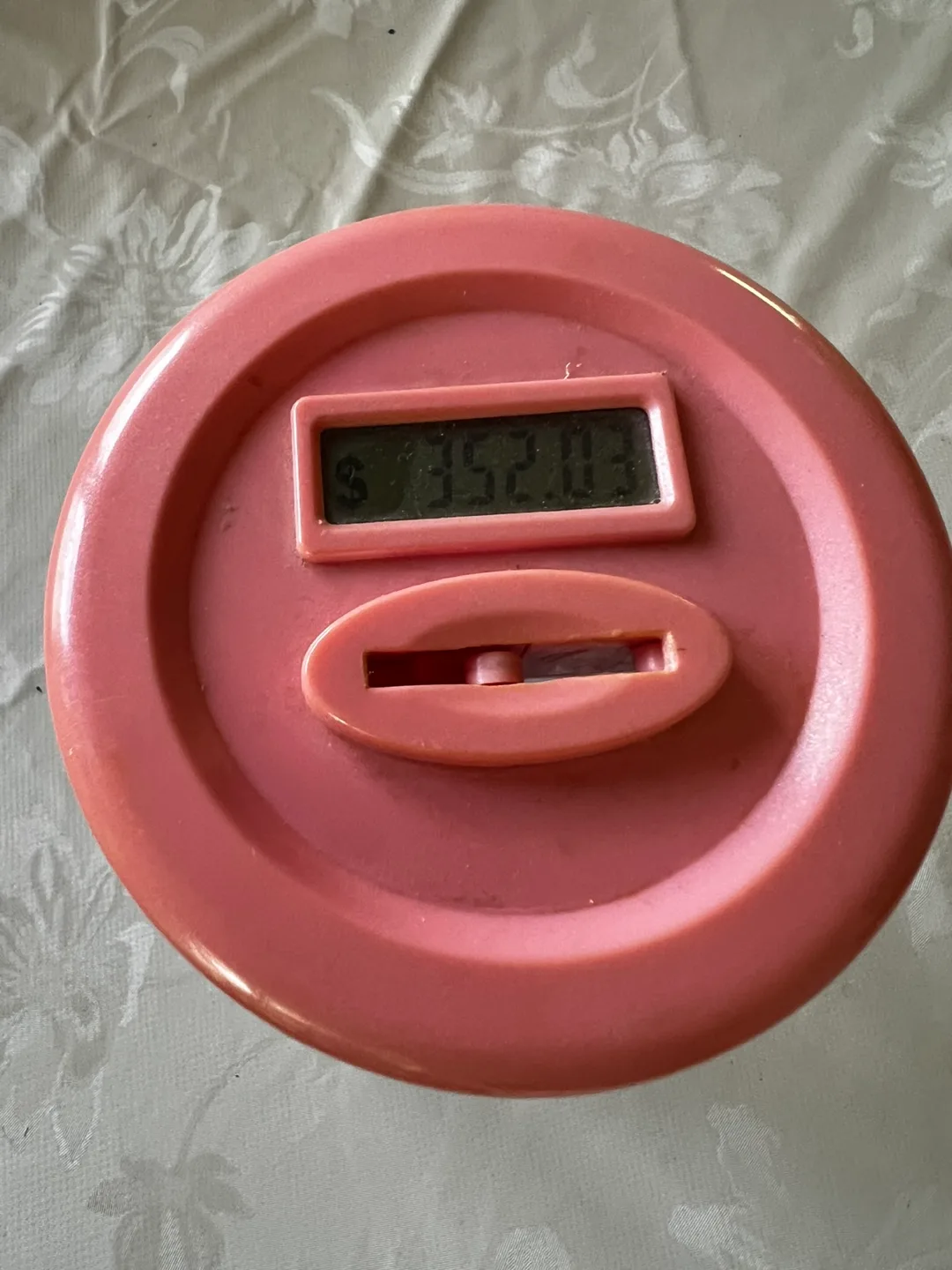 Pink Lid Piggy Bank Jar🥕 image indicator(2)