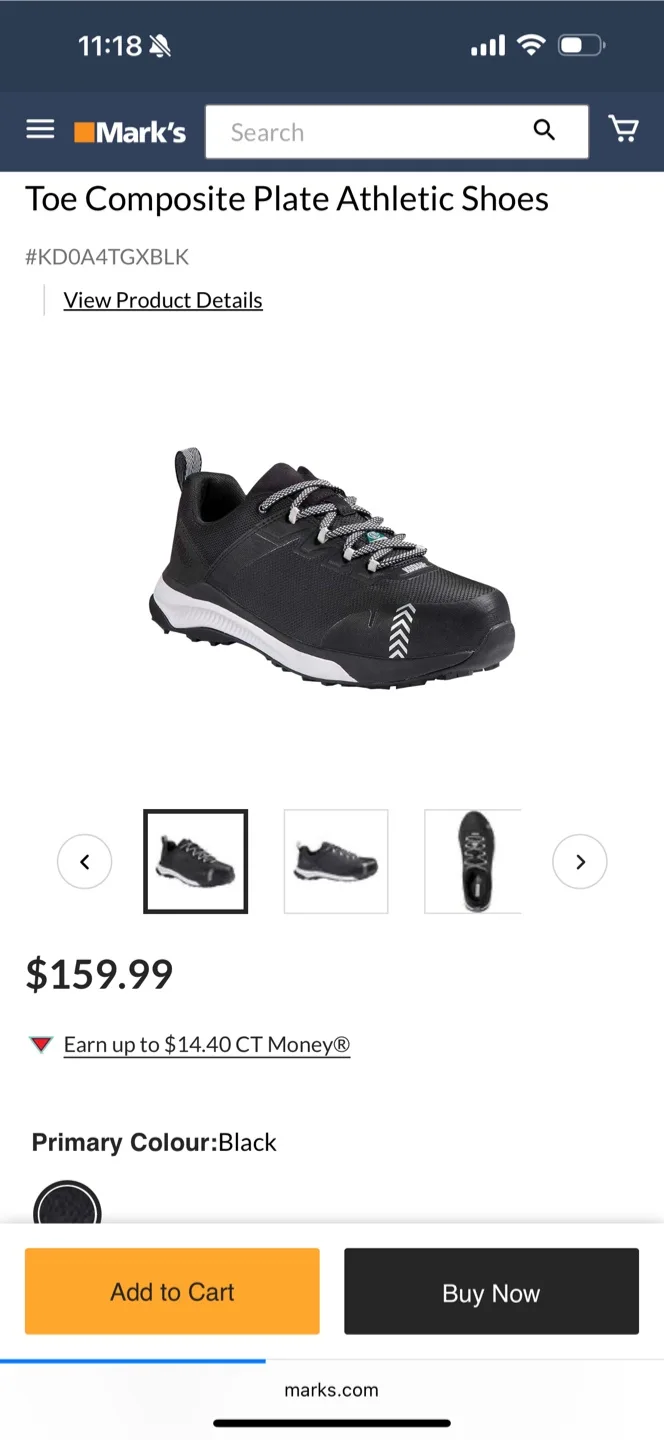 Kodiak Black Athletic Shoes image indicator(6)