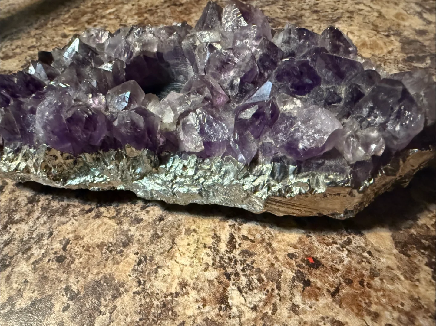 Amethyst Crystal Candle Holder thumbnail